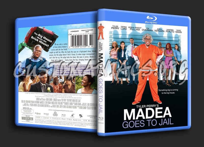 Madea Goes to Jail blu-ray cover