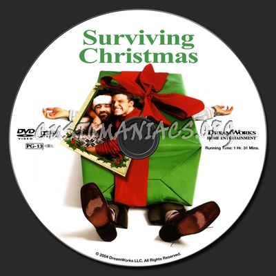 Surviving Christmas dvd label