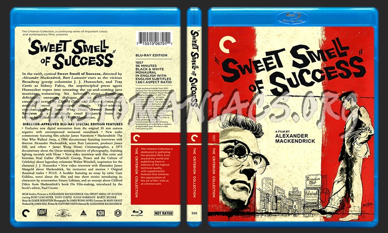 555 - Sweet Smell Of Success blu-ray cover