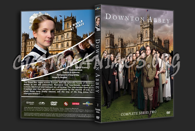 Downton Abbey Series Two dvd cover
