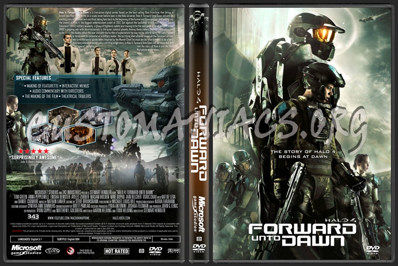 Halo 4: Forward Unto Dawn dvd cover
