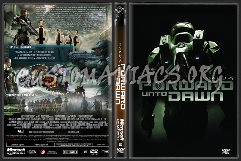 Halo 4: Forward Unto Dawn dvd cover