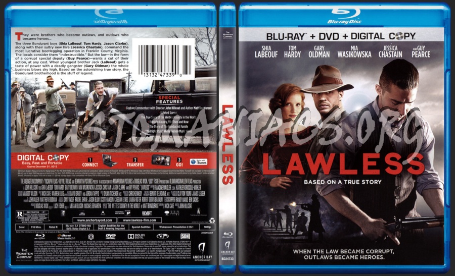 Lawless blu-ray cover