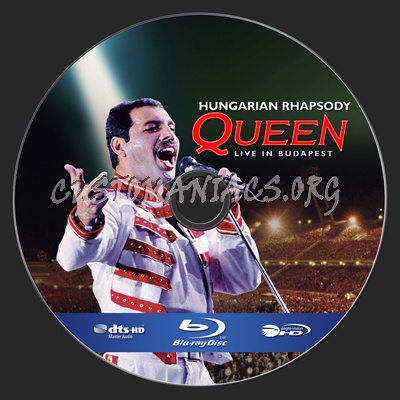 Hungarian Rhapsody Queen Live In Budapest blu-ray label