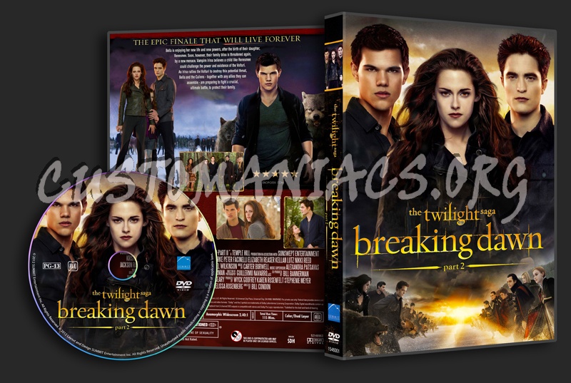 The Twilight Saga: Breaking Dawn - Part 2 dvd cover