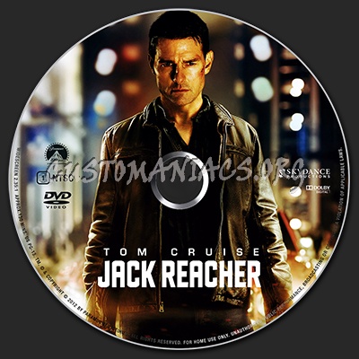 Jack Reacher dvd label