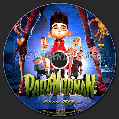 Paranorman ( 3D ) blu-ray label