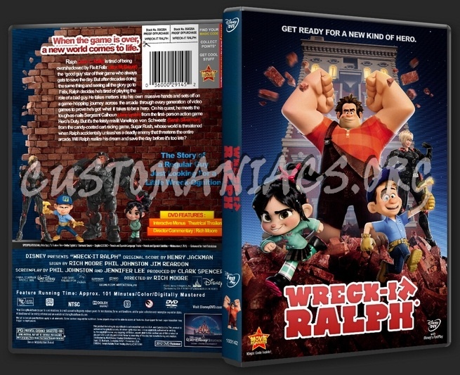 Wreck-it Ralph 2012 dvd cover