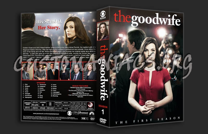 The Good Wife: Seasons 1-3 dvd cover