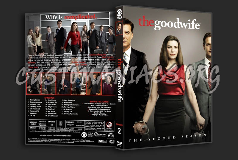 The Good Wife: Seasons 1-3 dvd cover