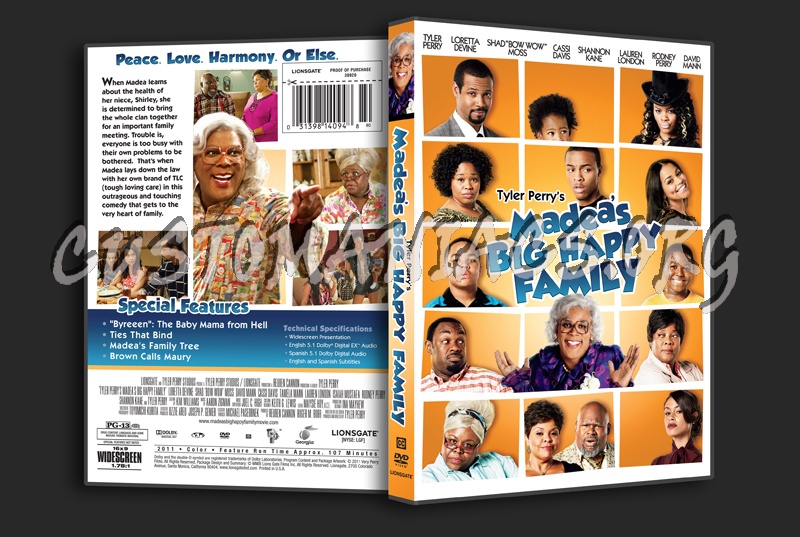 Madea's Big Happy Family dvd cover