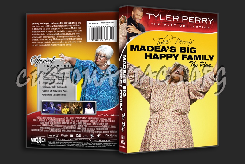 Madea's Big Happy Family the Play dvd cover