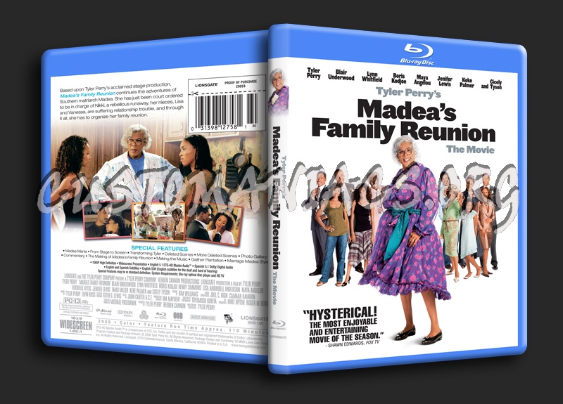 Madea's Family Reunion blu-ray cover
