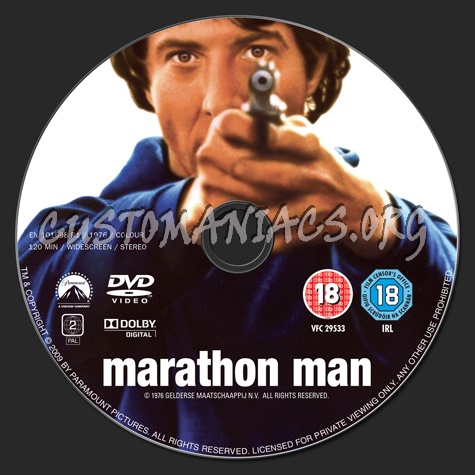 Marathon Man dvd label