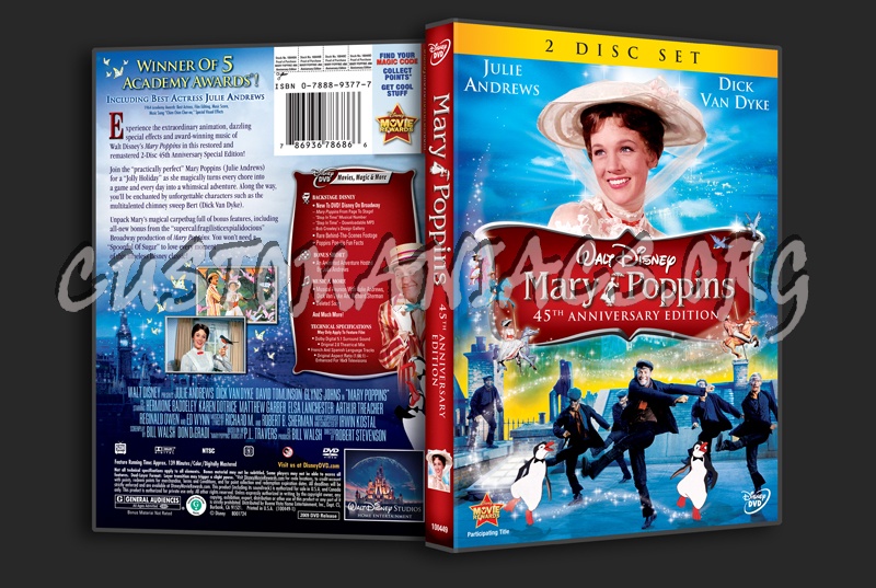 Mary Poppins dvd cover