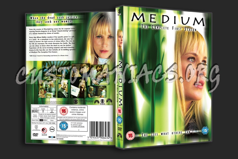 Medium Season 1 dvd cover