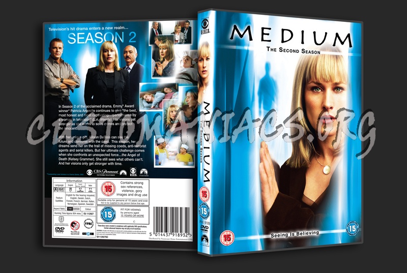 Medium Season 2 Dvd Cover Dvd Covers Labels By Customaniacs