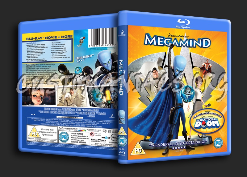 Megamind blu-ray cover