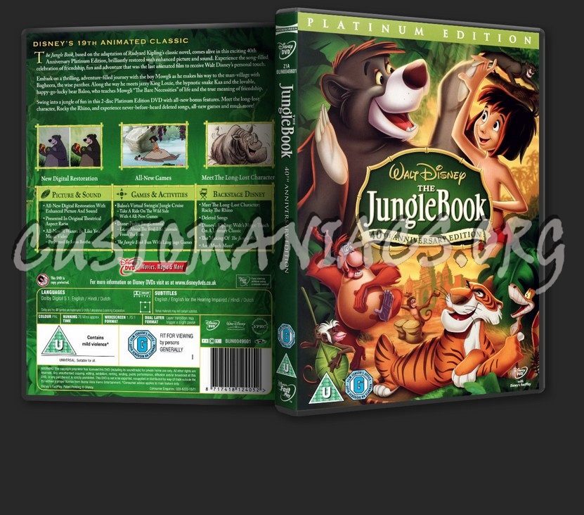 The Jungle Book dvd cover