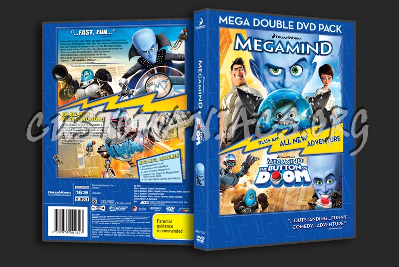 Megamind / Megamind The Button of Boom dvd cover