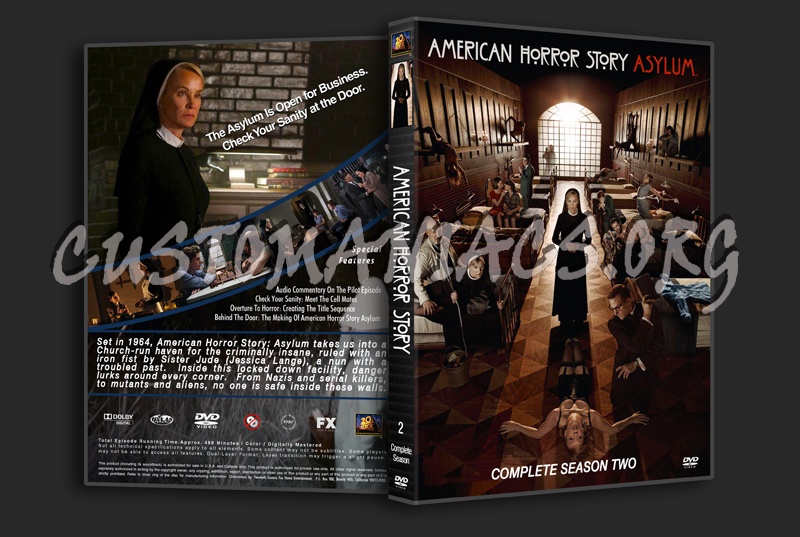 American Horror Story Season Two dvd cover