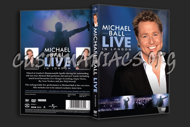 Michael Ball Live in London dvd cover