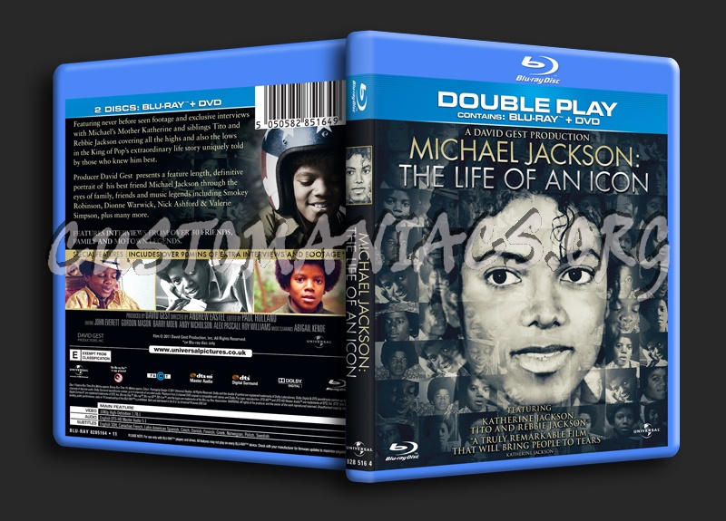 Michael Jackson The Life of an Icon blu-ray cover