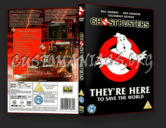 Ghostbusters dvd cover