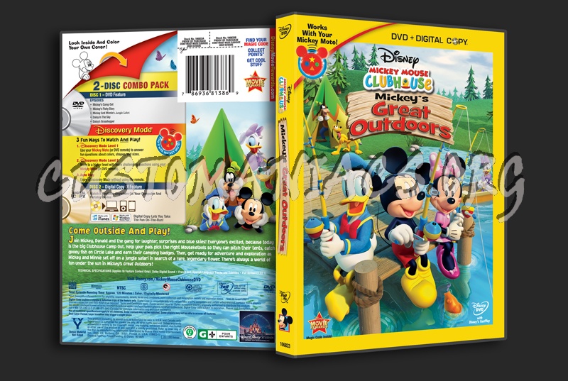 Mickey Mouse Clubhouse Mickey's Great Outdoors dvd cover