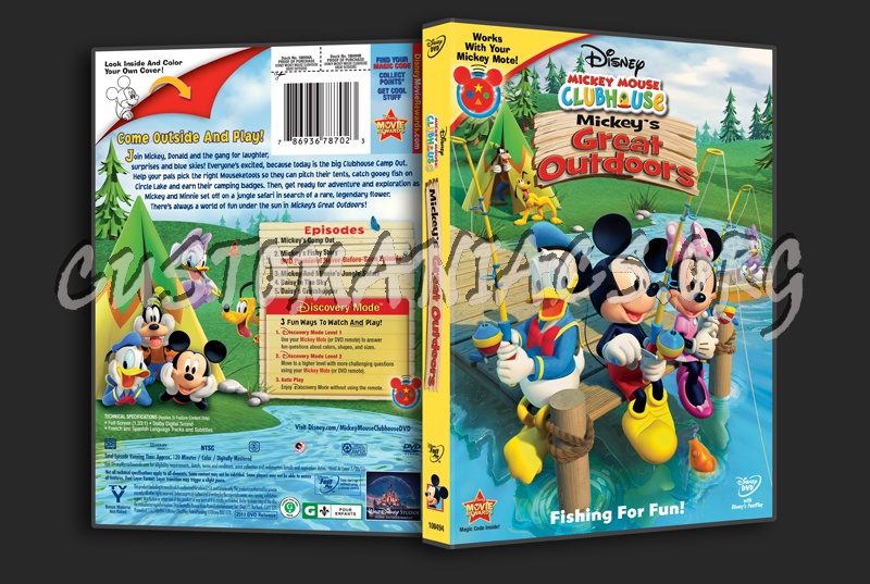 Mickey Mouse Clubhouse Mickey's Great Outdoors dvd cover