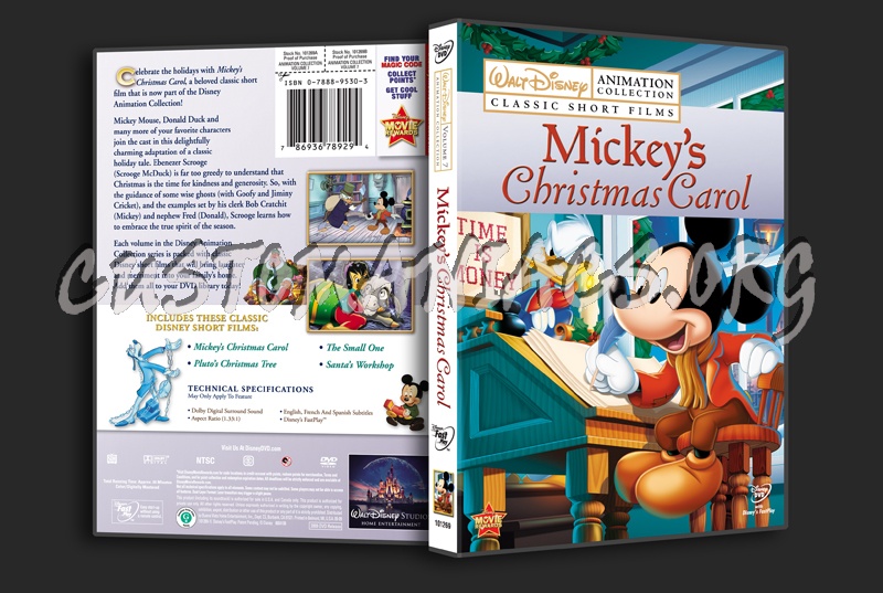 Mickey's Christmas Carol dvd cover