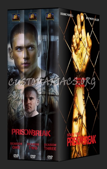 Prison Break 1, 2 & 3 dvd cover