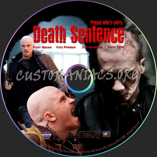 Death Sentence dvd label