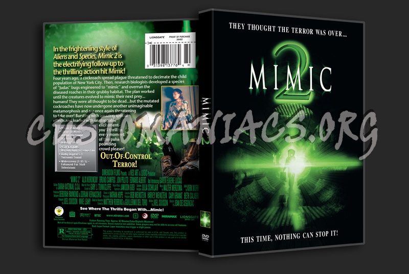 Mimic 2 dvd cover