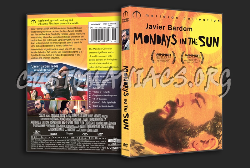 Mondays in the Sun dvd cover