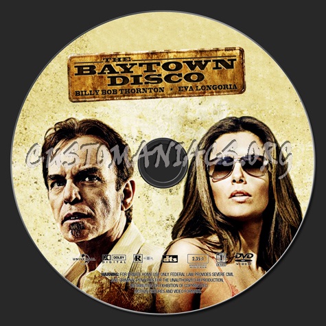 The Baytown Disco dvd label