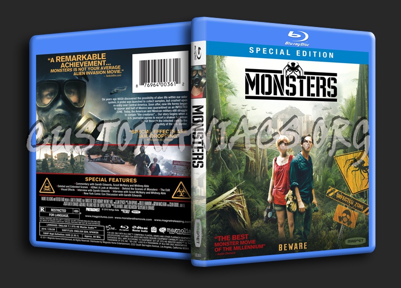 Monsters blu-ray cover