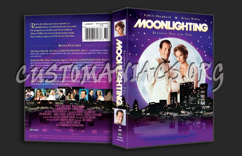 Moonlighting Season 1&2 dvd cover