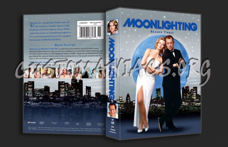 Moonlighting Season 3 dvd cover