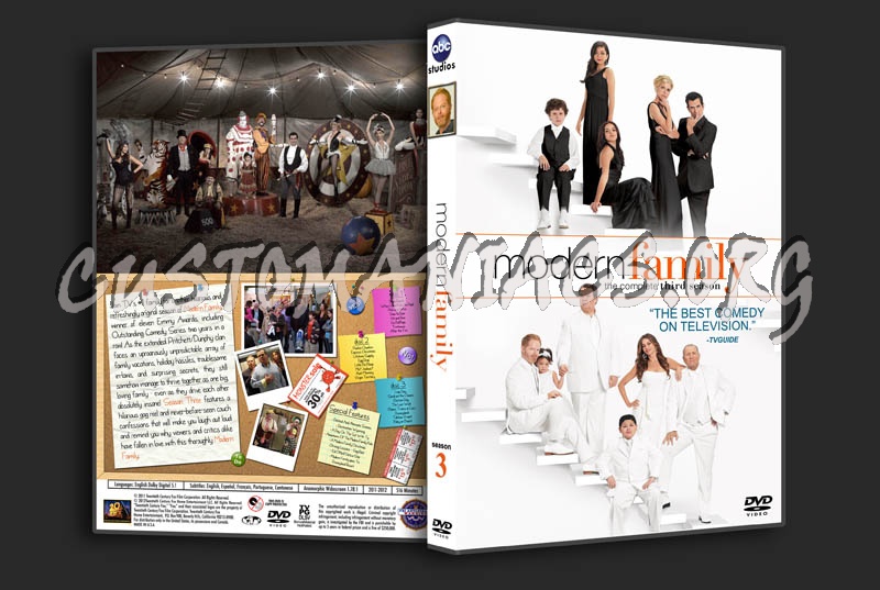 Modern Family - Season 3 dvd cover