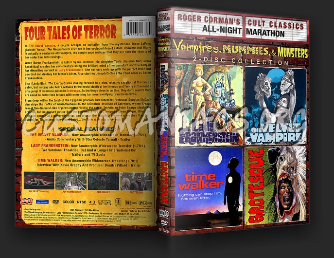 Vampires, Mummies & Monsters dvd cover