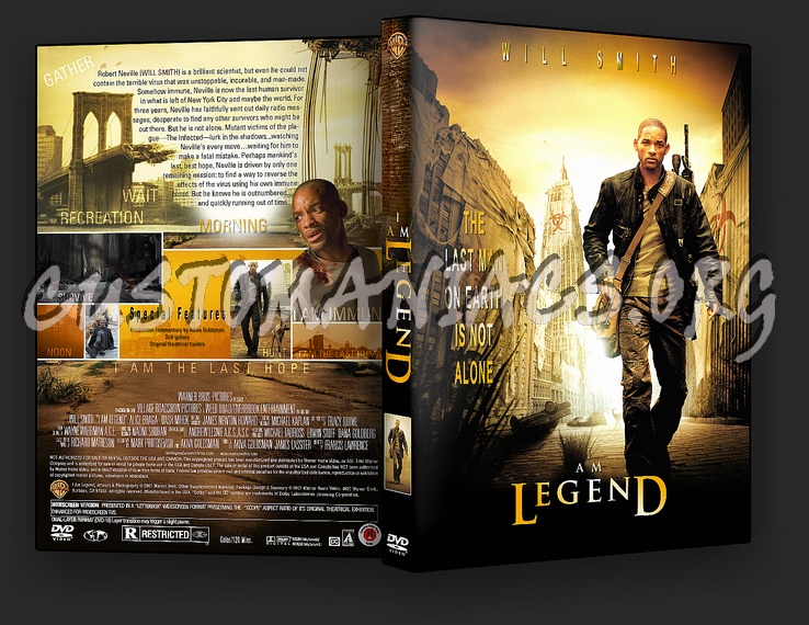 I Am Legend dvd cover