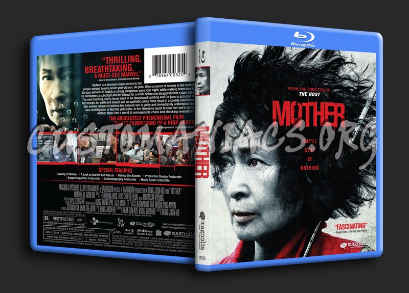 Mother blu-ray cover