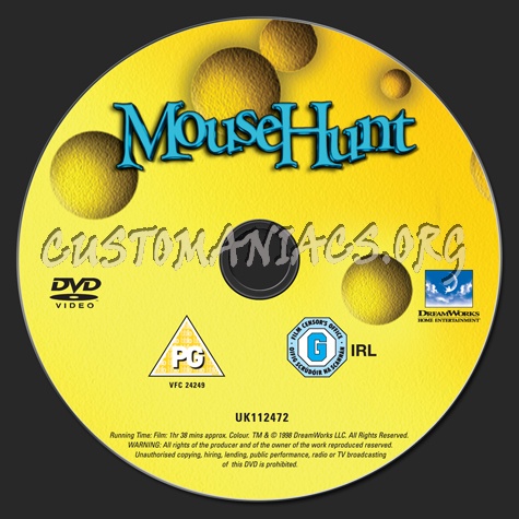 MouseHunt dvd label