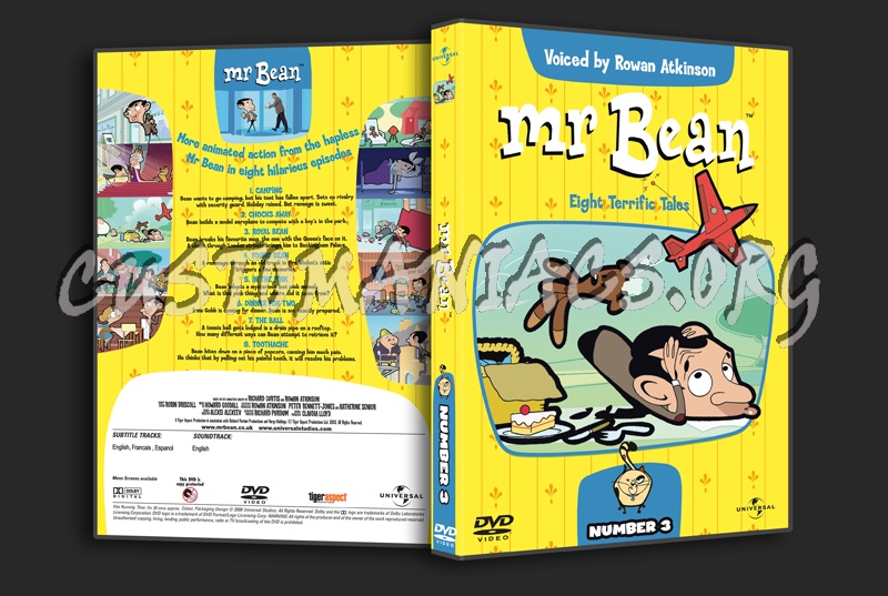 Mr Bean Number 3 dvd cover