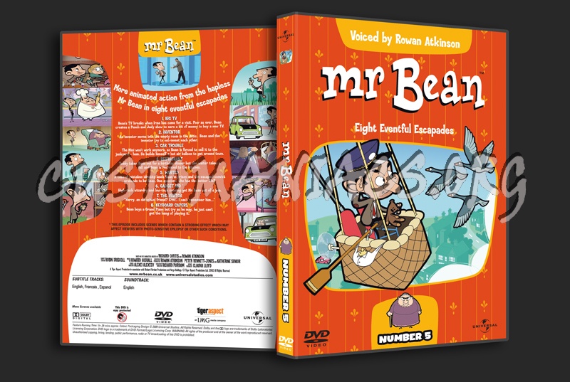 Mr Bean Number 5 dvd cover