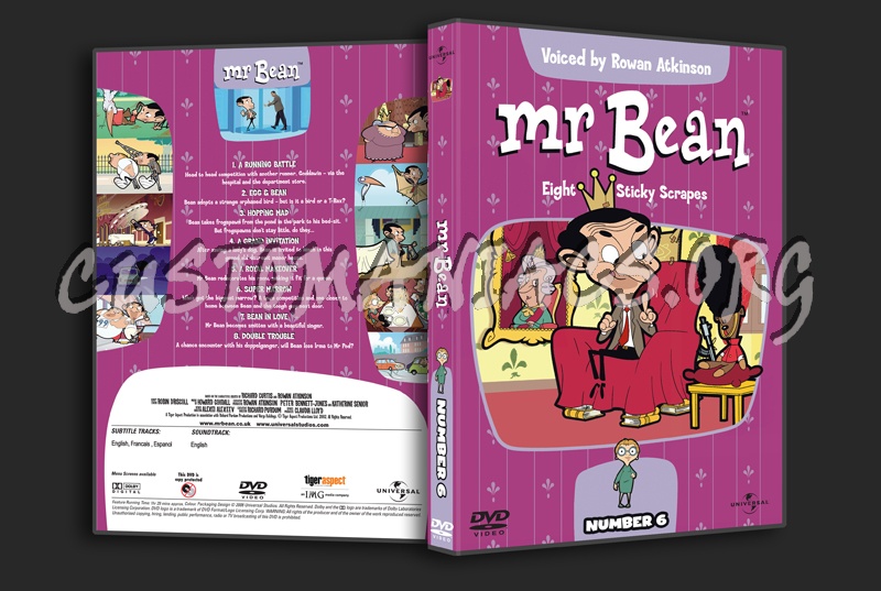 Mr Bean Number 6 dvd cover