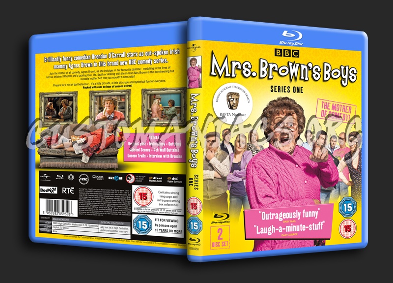 Mrs Brown's Boys Series 1 blu-ray cover