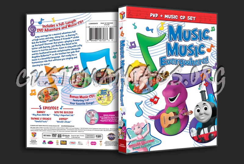 Music, Music Everywhere! dvd cover