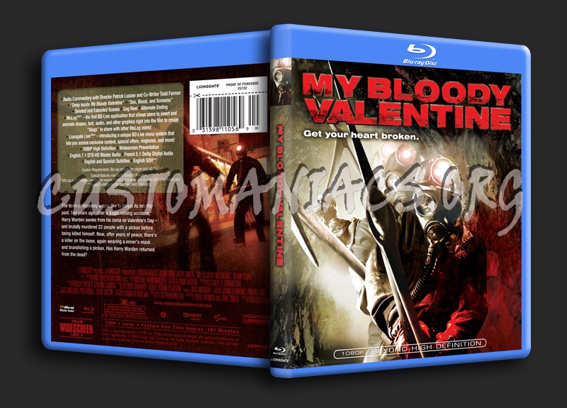 My Bloody Valentine blu-ray cover